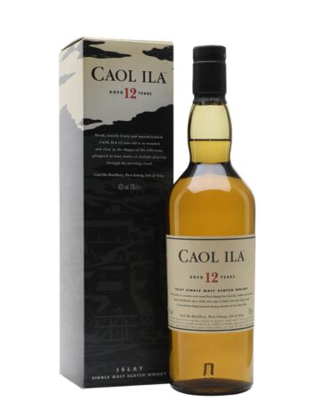 Whisky bottle of Caol Ila 12 yeara old.